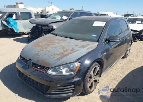 2015 Volkswagen Golf Gti 2.0T S W/Performance Package 2-Door from USA, damaged, VIN 3VWT47AU9FM088559
